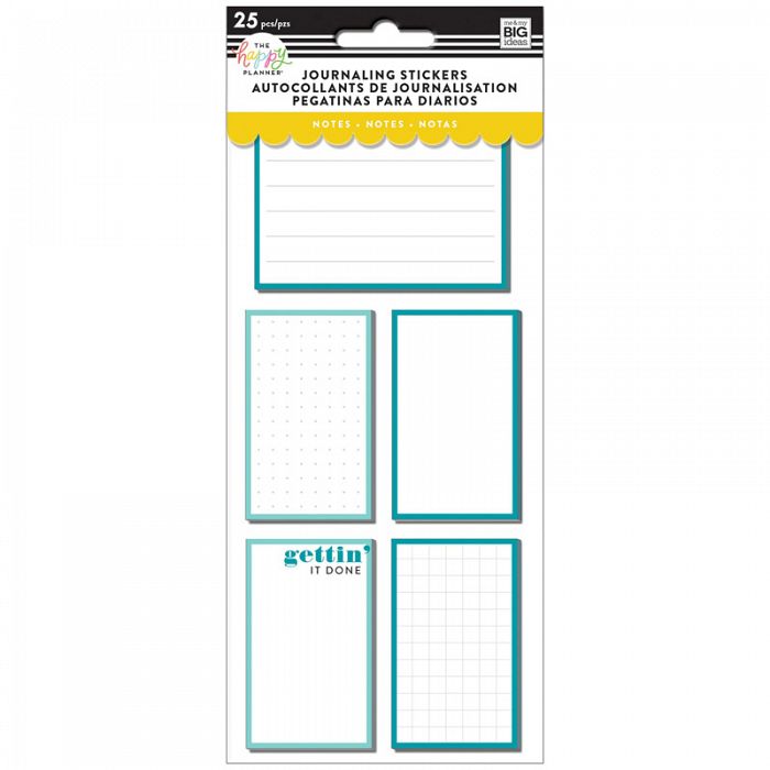 NOTES Journaling (Flip) Stickers 5 Sheets 25 Stickers