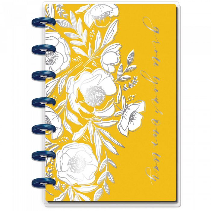 The Happy Planner Happy Notes Floral Line Art Mini Size Notebook
