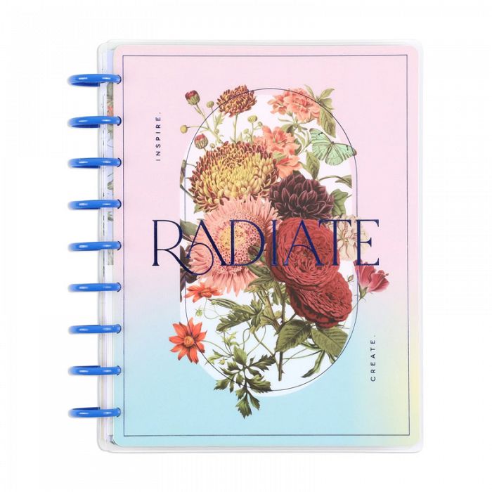 The Happy Planner 12 Months Undated Planner Seeds of Joy Classic Dashboard Layout