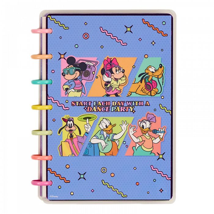 The Happy Planner Mickey & Friends Retro Mickey MINI Undated Planner Customizable Planner Mini Horizontal Layout