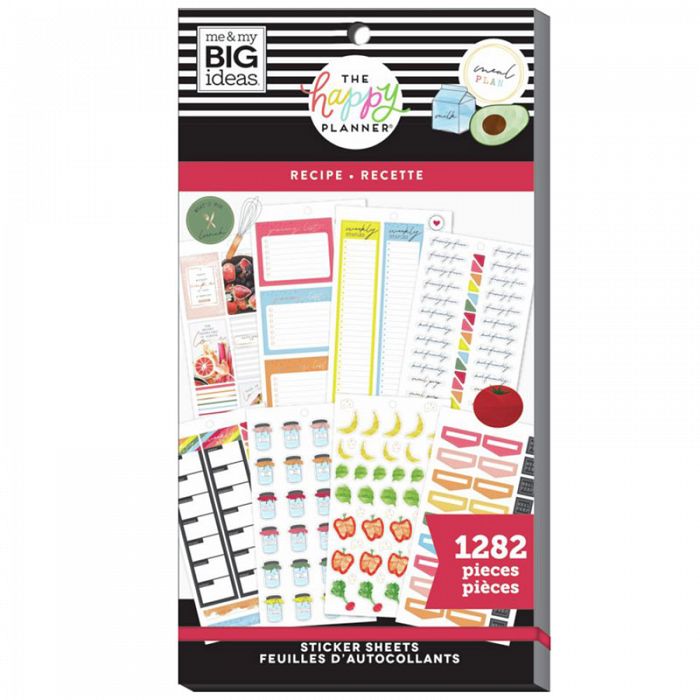 Value Pack Stickers - Recipe 1,282 Pieces BUY ME FOR 50% OFF with your cart order of $30+ before taxes. Use discount code HAPPYSTICKER25
