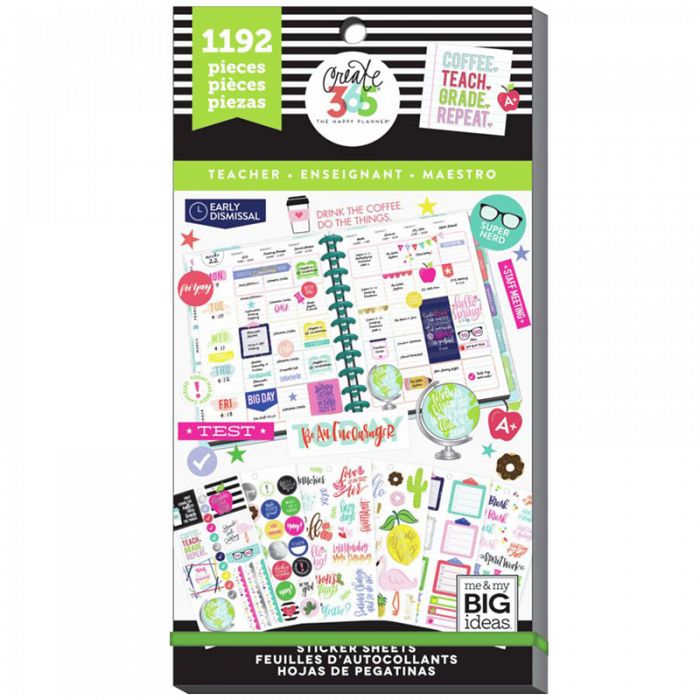 Value Pack Stickers - Teacher 1,192 Pieces BUY ME FOR 50% OFF with your cart order of $30+ before taxes. Use discount code HAPPYSTICKER25