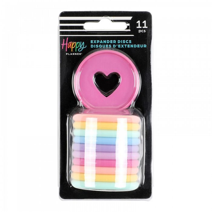 The Happy Planner Expandable Pastel Rainbow Disc Set