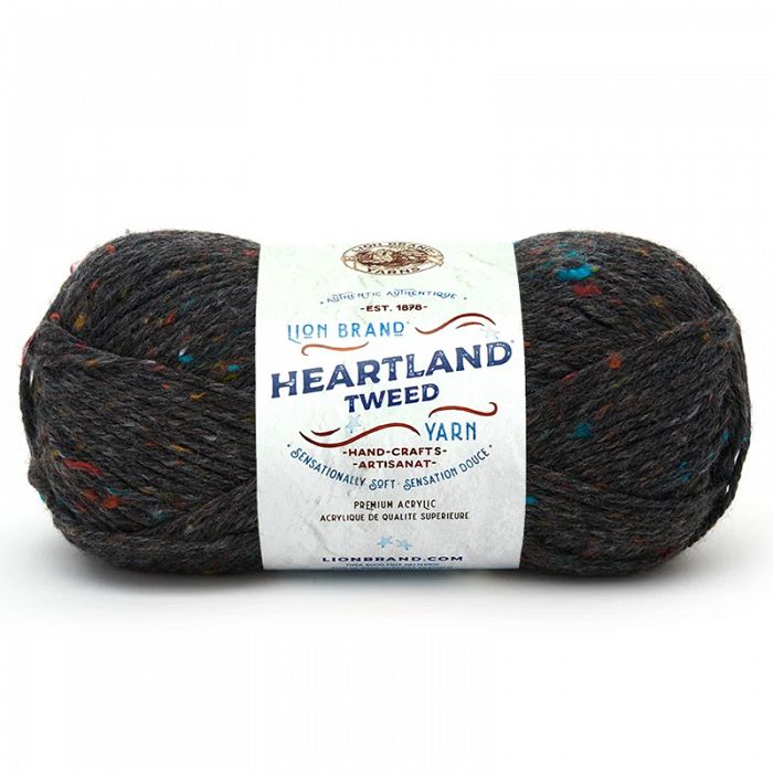 Lion Brand Yarn Heartland Black Canyon Tweed *Inspired by wild places. Rich colour variations.