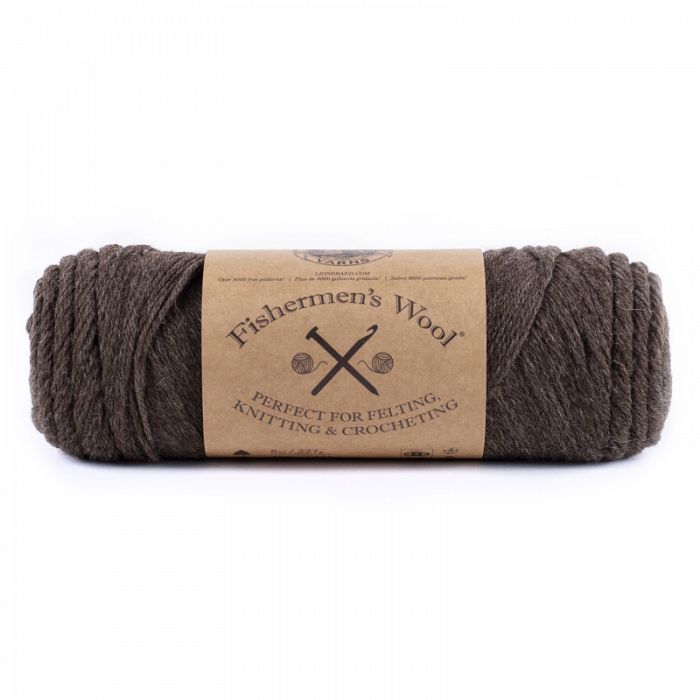 Lion Brand Yarn Fishermen's Wool Nature's Brown