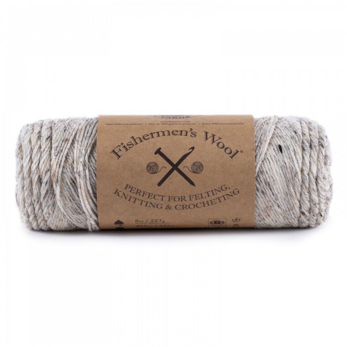 Lion Brand Yarn Fishermen's Wool Birch Tweed