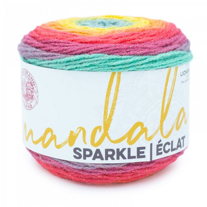 Lion Brand Yarn Mandala Sparkle Crux
