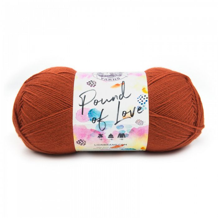 Lion Brand Yarn Pound of Love Pumpkin Spice