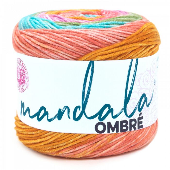 Lion Brand Yarn Mandala Ombre Tranquil