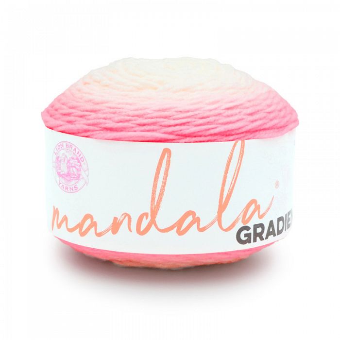 Lion Brand Yarn Mandala Gradient Light Pink