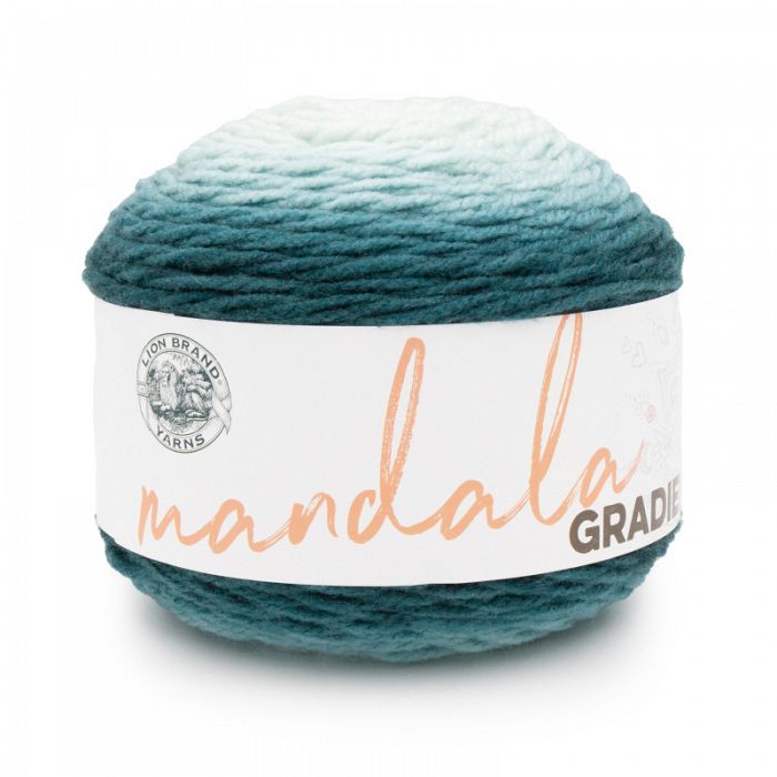 Lion Brand Yarn Mandala Gradient Dark Teal