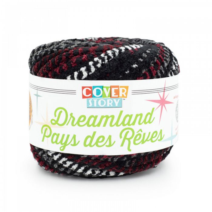 Lion Brand Yarn Cover Story Dreamland Black Cherry