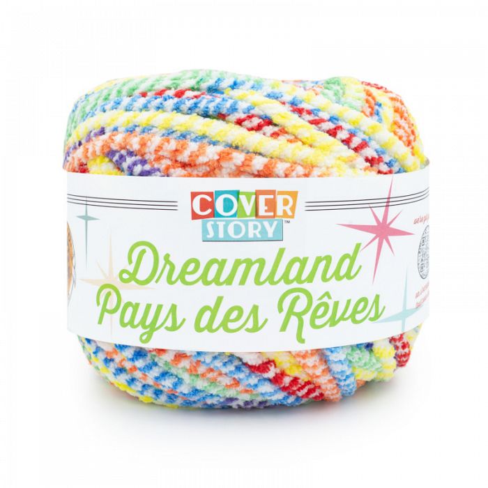 Lion Brand Yarn Cover Story Dreamland Rainbow
