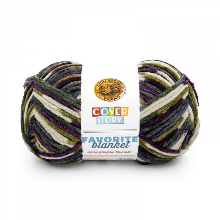 Lion Brand Yarn Cover Story Favorite Blanket Vineyard - Small batch arriving in early November. Reserve your favorite yarn by ordering today.