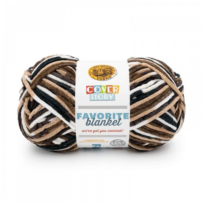 Lion Brand Yarn Cover Story Favorite Blanket S'mores - Small batch arriving in early November. Reserve your favorite yarn by ordering today.