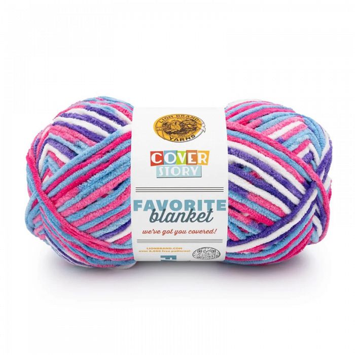 Lion Brand Yarn Cover Story Favorite Blanket Dreamhouse - Small batch arriving in early November. Reserve your favorite yarn by ordering today.