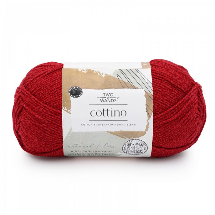 Lion Brand Yarn Cottino TOMATO "Modern luxury made for every generation."