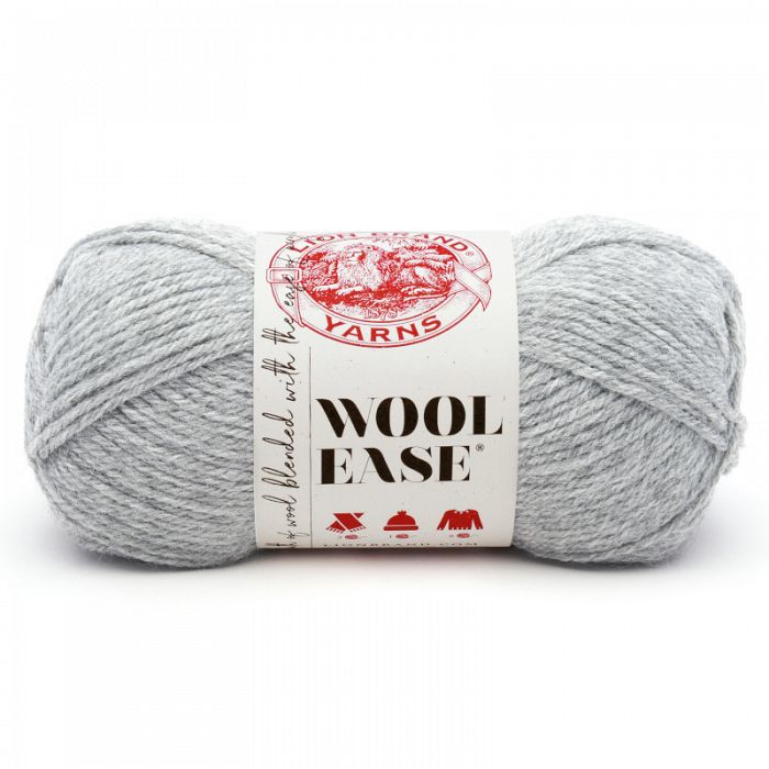 Lion Brand Yarn Wool Ease Grey Heather