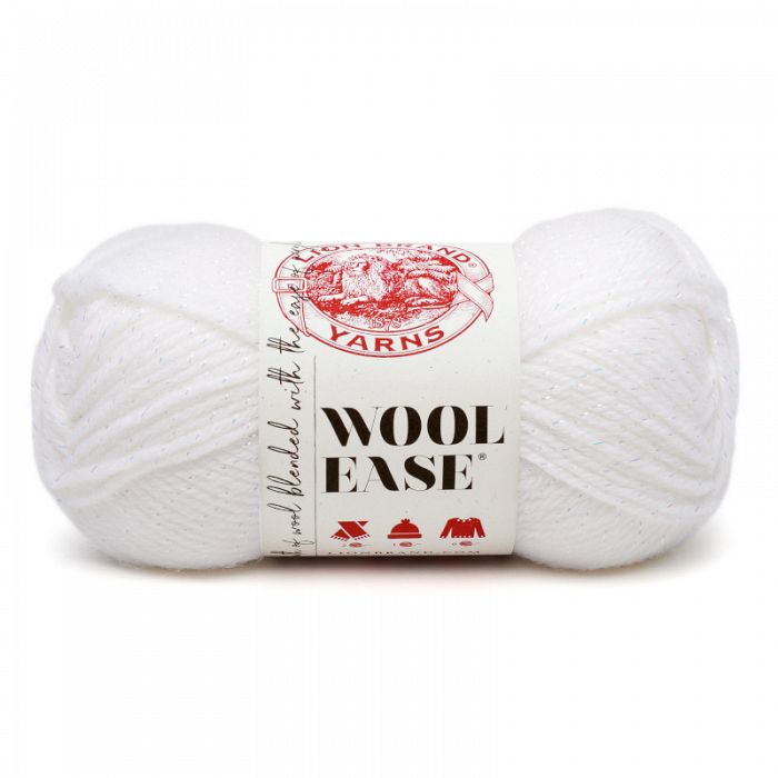 Lion Brand Yarn Wool Ease White Multi