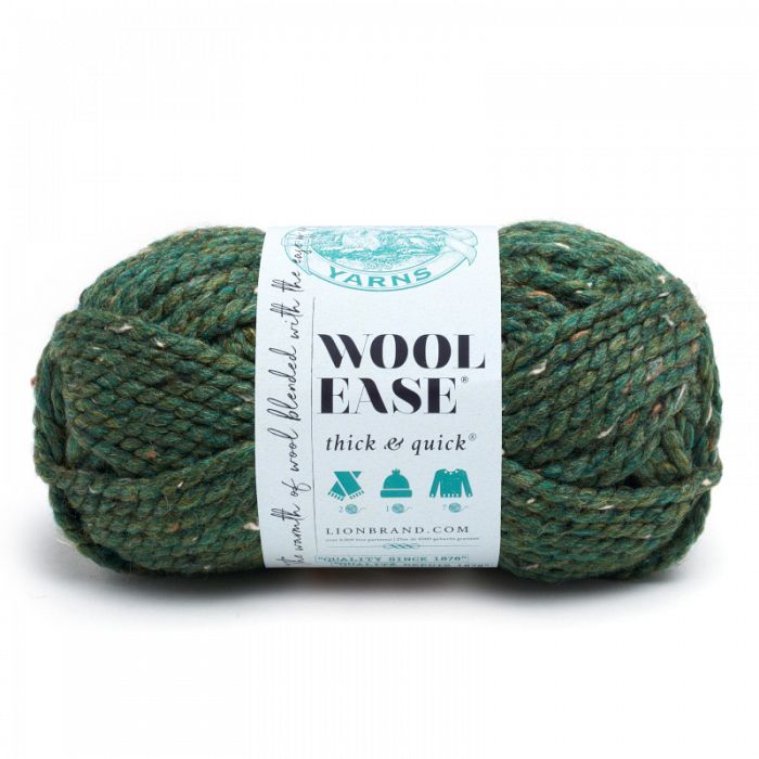 Lion Brand Yarn Wool Ease Thick & Quick Kale