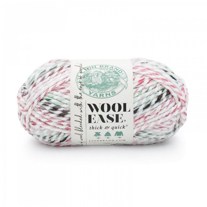 Lion Brand Yarn Wool Ease Thick & Quick Sleighberry - Wrap your holidays in handmade warmth with Sleighberry!