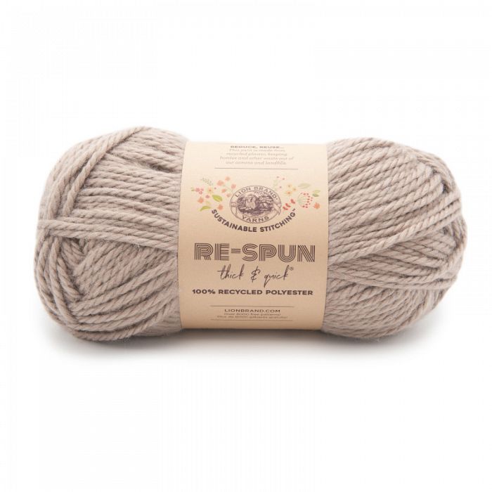 Lion Brand Yarn Re-Spun Thick & Quick Hazelwood