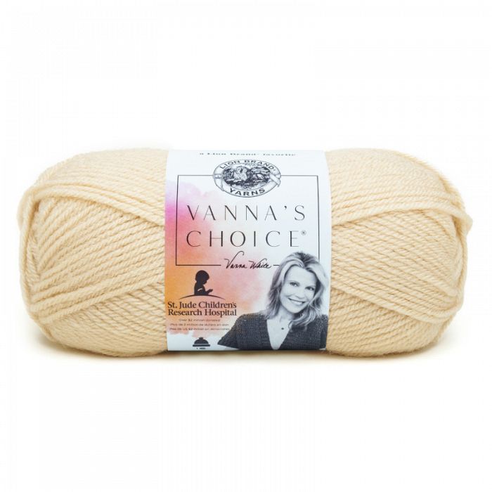 Lion Brand Yarn Vanna's Choice Beige