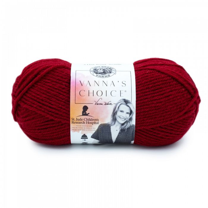 Lion Brand Yarn Vanna's Choice Cranberry