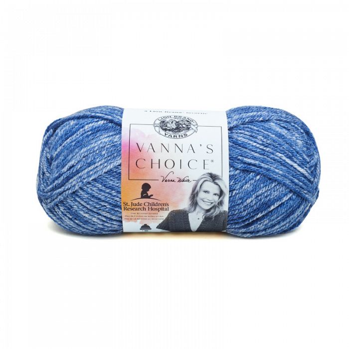 Lion Brand Yarn Vanna's Choice Denim Mist