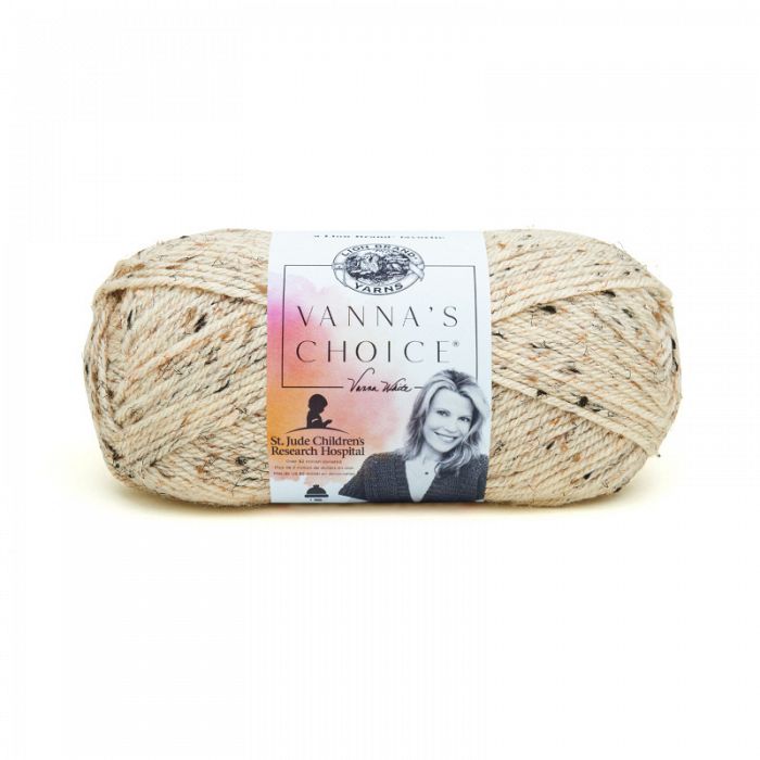 Lion Brand Yarn Vanna's Choice Oatmeal