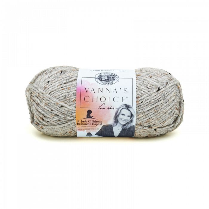Lion Brand Yarn Vanna's Choice Grey Marble