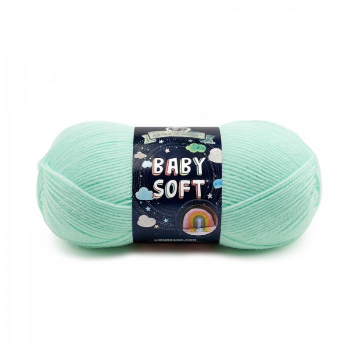 Lion Brand Yarn Baby Soft Mint