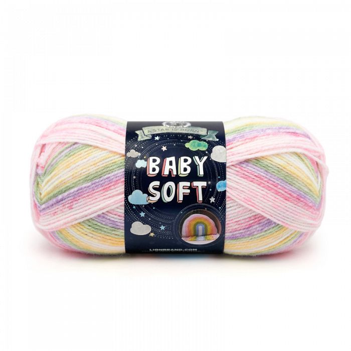 Lion Brand Yarn Baby Soft Circus Print