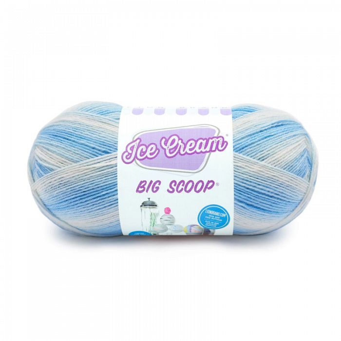 Lion Brand Yarn Ice Cream Big Scoop Blueberry