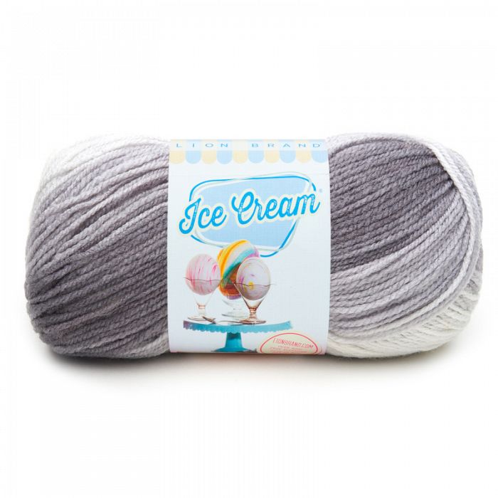 Lion Brand Yarn Ice Cream Cookies & Cream