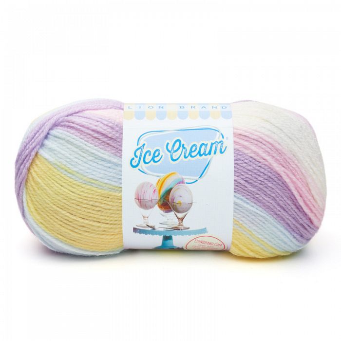 Lion Brand Yarn Ice Cream Cotton Candy
