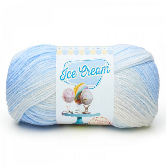 Lion Brand Yarn Ice Cream Blueberry