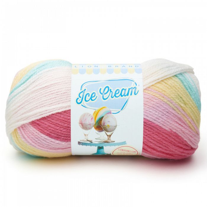 Lion Brand Yarn Ice Cream Tutti Frutti