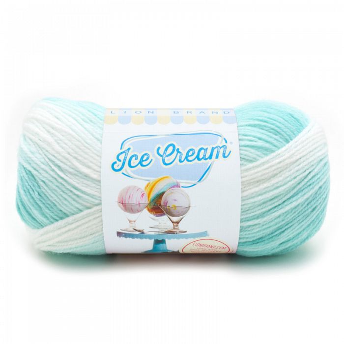 Lion Brand Yarn Ice Cream Mint