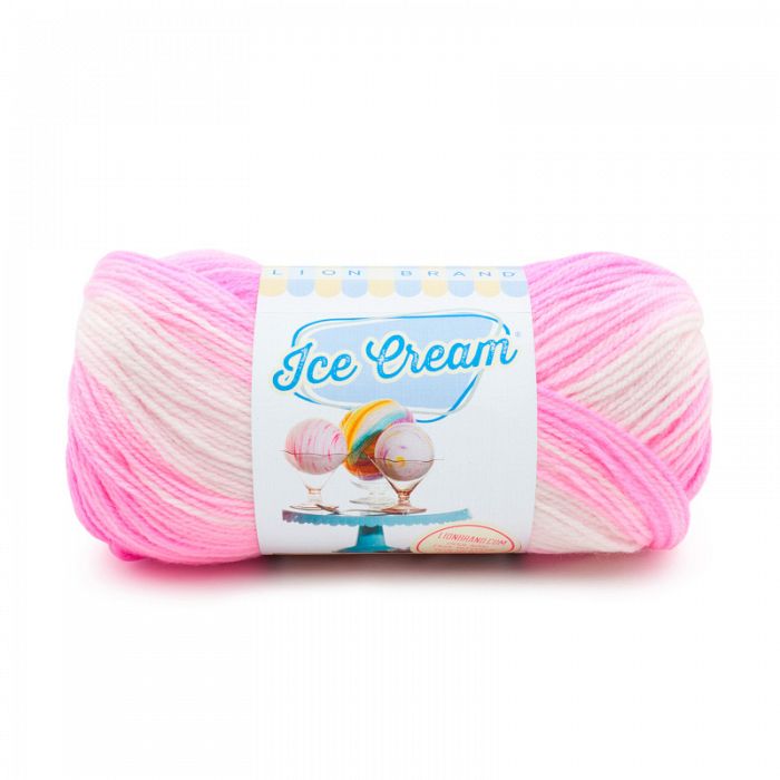 Lion Brand Yarn Ice Cream Birthday Cake