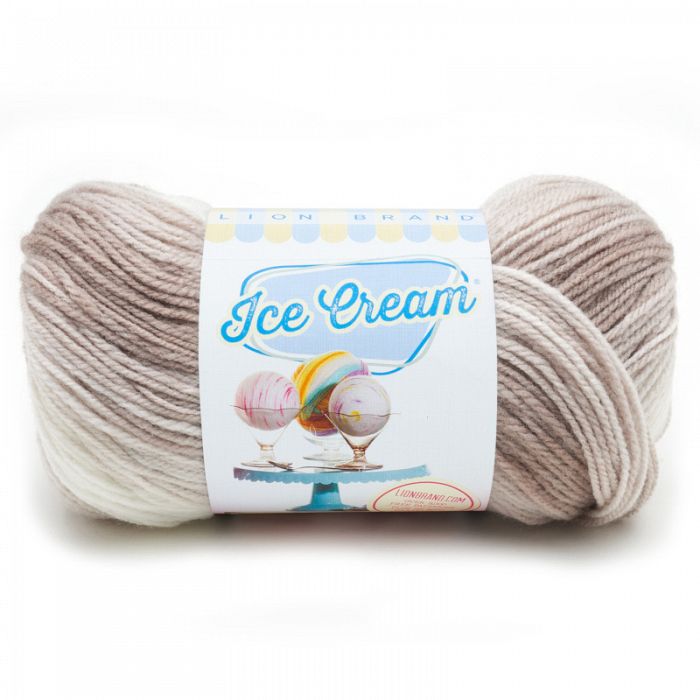 Lion Brand Yarn Ice Cream Coffee