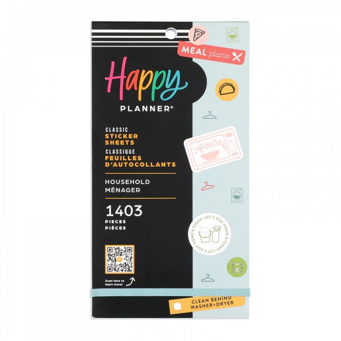 The Happy Planner Daily Chores 30 Sheet Sticker Pad
