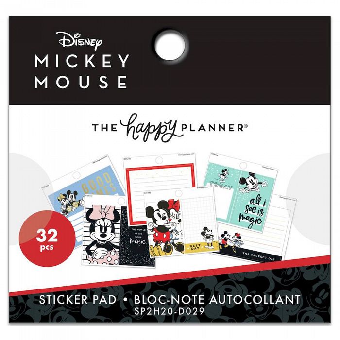 The Happy Planner Disney © Mickey + Minnie Tiny Sticker Pad