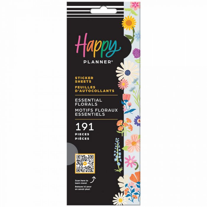 The Happy Planner Essential Florals 8 Sticker Sheets