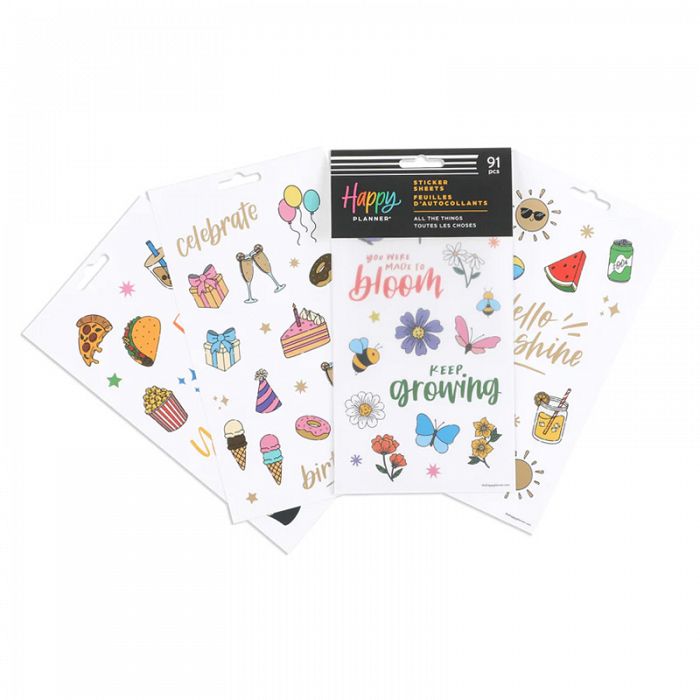 The Happy Planner All The Things Icons 5 Sticker Sheets