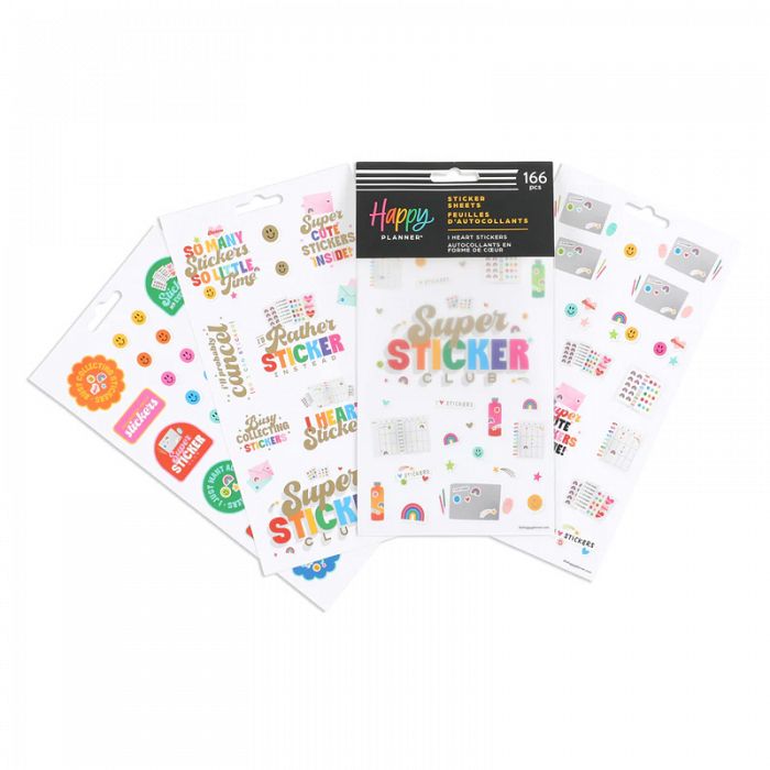 The Happy Planner I Heart Stickers 5 Sticker Sheet Regular $18.95 each