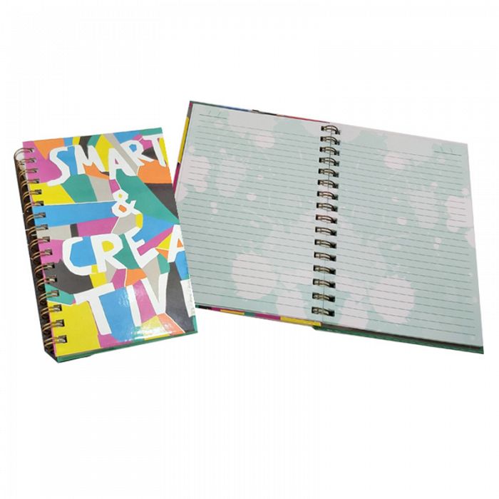 Smart Creative Printed Hardcover Spiral Notebook