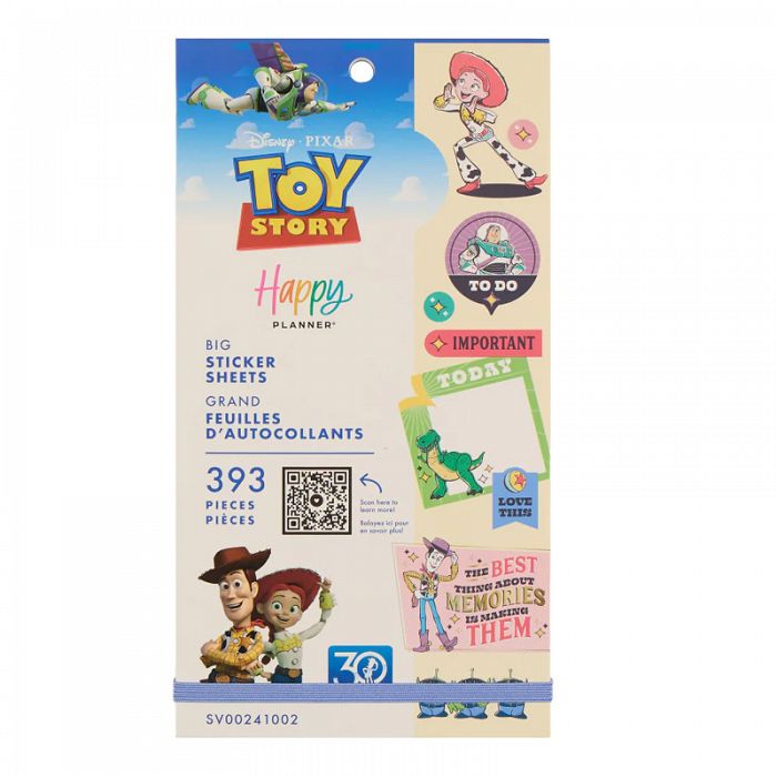 The Happy Planner Disney Woody and Friends Big 30Sheet Sticker Pack