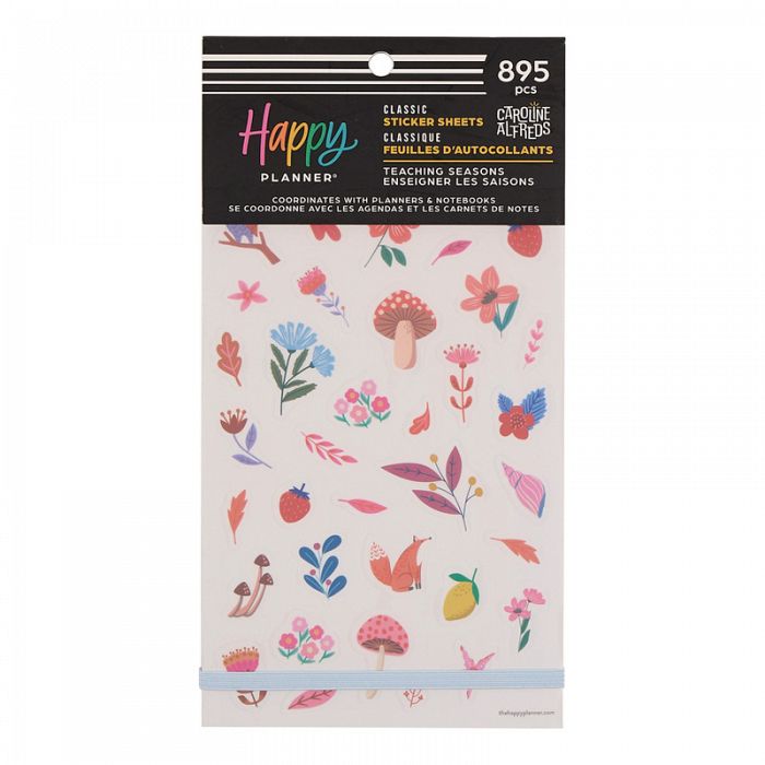 The Happy Planner Teaching Seasons Classic 30 Sheets Sticker Value Pack