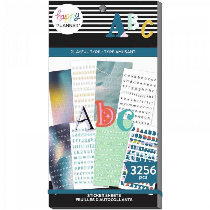 THP Playful Type Classic 30 Sheet Sticker Value Pack BUY ME FOR 50% OFF with your cart order of $30+ before taxes. Use discount code HAPPYSTICKER25